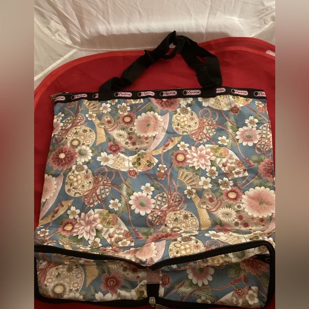 LeSportsac collapsible floral tote bag